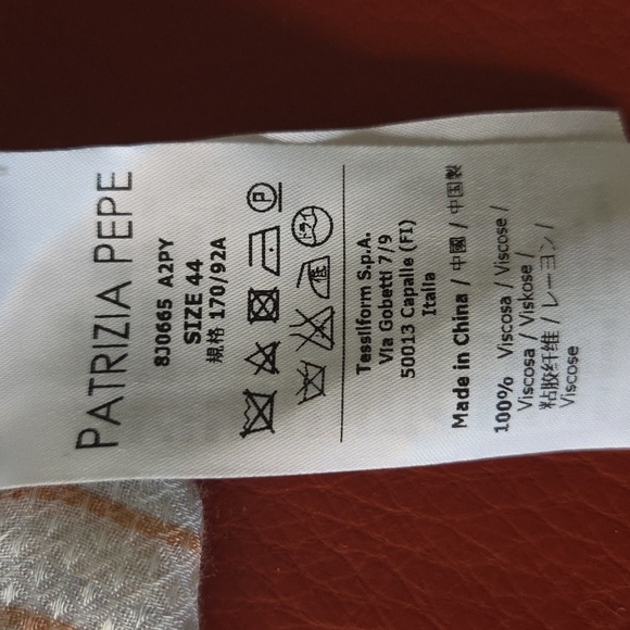 Blouse by Patrizia Pepe striped Straight cut Crew - Picture 8 of 10